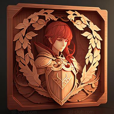 3D модель St Fire Emblem Echoes Shadows of Valentia игра (STL)